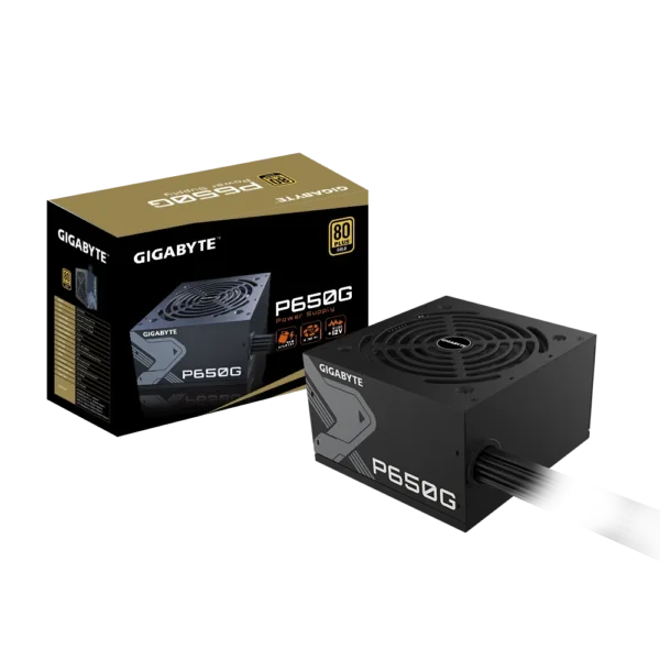 Fuente de Alimentación Gigabyte P650G. 650W. 80 Plus Gold.