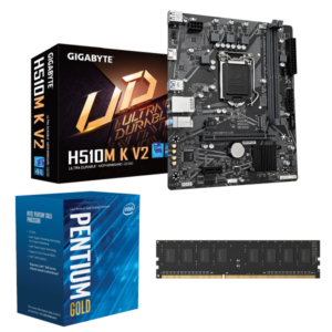 Combo – Mother Gigabyte H510M K V2 + INTEL Pentium G6400 + Memoria de 8GB