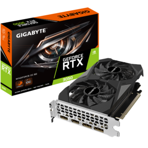 Placa De Video Gigabyte Nvidia GeforceRTX 3050 Windforce OC V2 6G