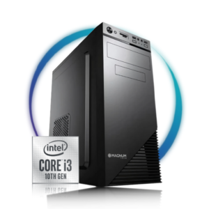 Pc Escritorio - Mother Gigabyte H410M H V2 + Intel Core I3 10105 + Memoria de 8Gb + Disco SSD de 512Gb + Gabinete Kit