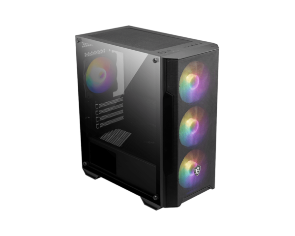 Gabinete Gamer MSI MAG Forge M100A Acrilico Mid-Tower Fan RGB - Imagen 2