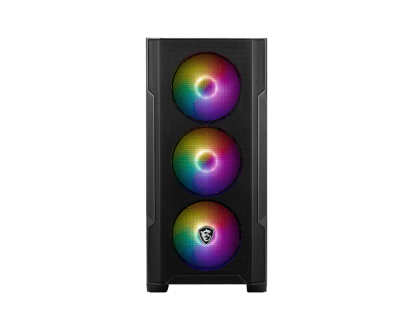 Gabinete Gamer MSI MAG Forge M100A Acrilico Mid-Tower Fan RGB - Imagen 3