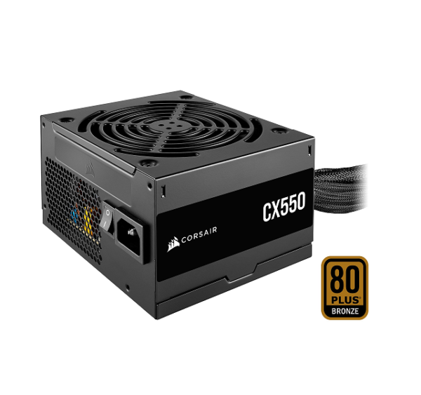 Gabinete Gamer con Fuente Corsair 480T TG Mid-Tower Black + Fuente CX550 550W 80+ Bronze - Imagen 4