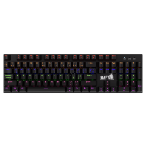 Teclado Gamer Raptor Fireclaw M104 Mecánico Retroiluminado