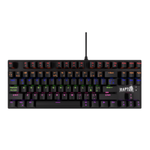 Teclado Gamer Raptor Fireclaw M87 Mecánico Retroiluminado