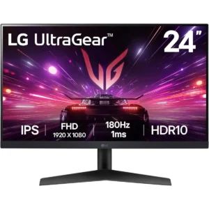 Monitor Gamer de 24" LG Ultragear Full HD Borderless, 180Hz. HDMI. Display Port