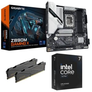 Combo - Mother Gigabyte Z890M Gaming X DDR5+ Intel Core Ultra i7 265K + Memoria de 16Gb DDR5
