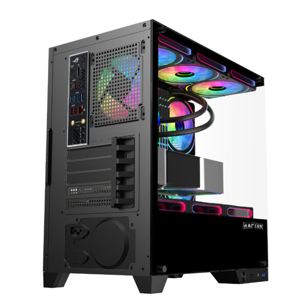 Gabinete Gamer Raptor Thunder Strike TG x2 Mid-Tower RGB - Imagen 2