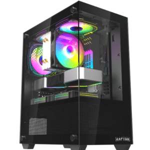 Gabinete Gamer Raptor Nova Prime TG x2 Mid-Tower RGB