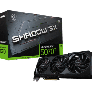 Placa De Video MSI GeForce RTX 5070 Ti Shadow 3X OC, 16GB GDDR7