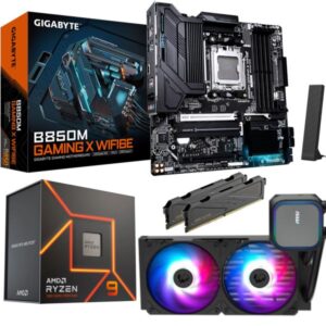 Combo - Mother Gigabyte B850M Gaming X WF6E DDR5+ AMD Ryzen 9 7950X + Memoria de 32Gb DDR5