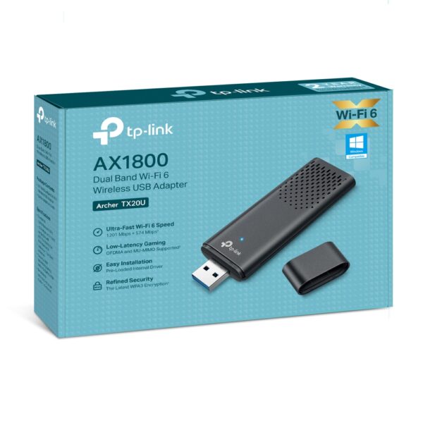 Adaptador Wireless USB Tp-Link TX20U AX1800 Dual Band. Wi-Fi 6 - Imagen 2