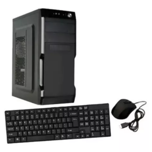 Gabinete Kit Cromax. 2801 C/ Fuente 600W Teclado y Mouse Negro