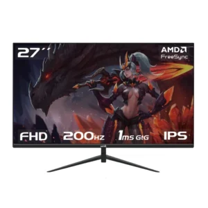 Monitor Gamer de 27" Raptor Hawk Eye, Frameless, 200Hz 1Ms Full HD, HDMI-DP